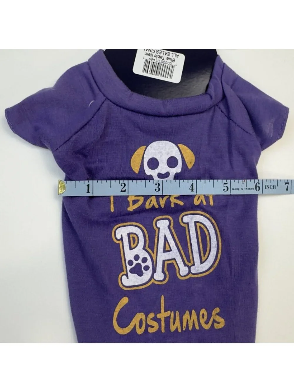 Novelty Pet Halloween Tee Small 